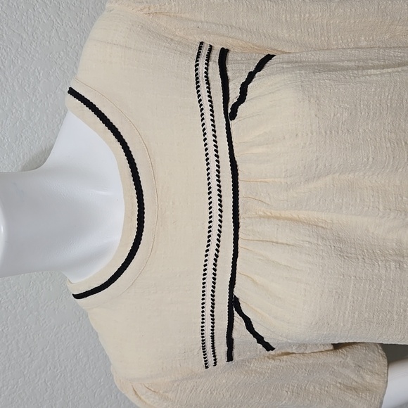 Bohme Valentino Cream Top Size M - Picture 8 of 11